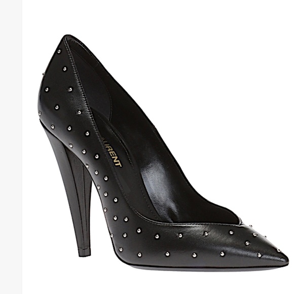 SAINT LAURENT BLACK 'ERA' PUMPS - Picture 1 of 5